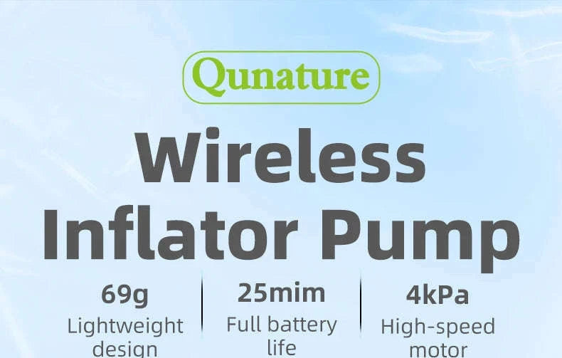 Portable Electric Air Pump with Type-C Charging for Outdoor Use-VOLCANO2-WT