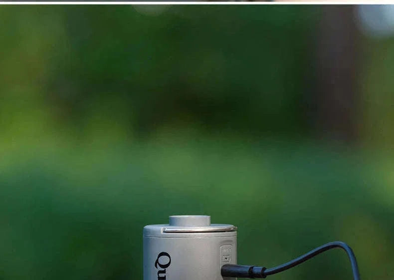 Portable Electric Air Pump with Type-C Charging for Outdoor Use-VOLCANO2-WT