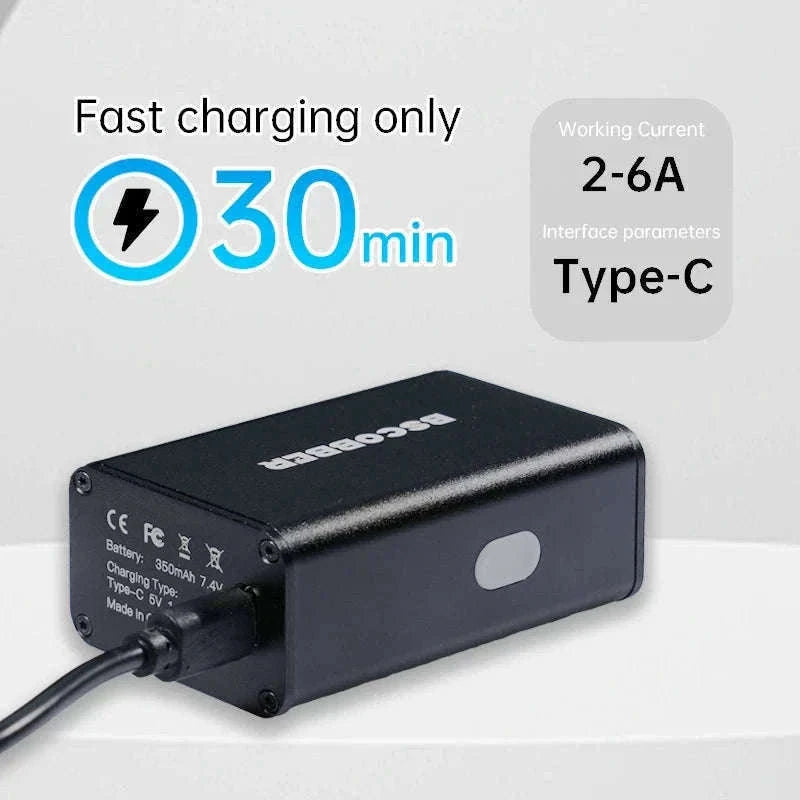 Portable Electric Bike Tire Pump 100 PSI Mini Air Compressor-black
