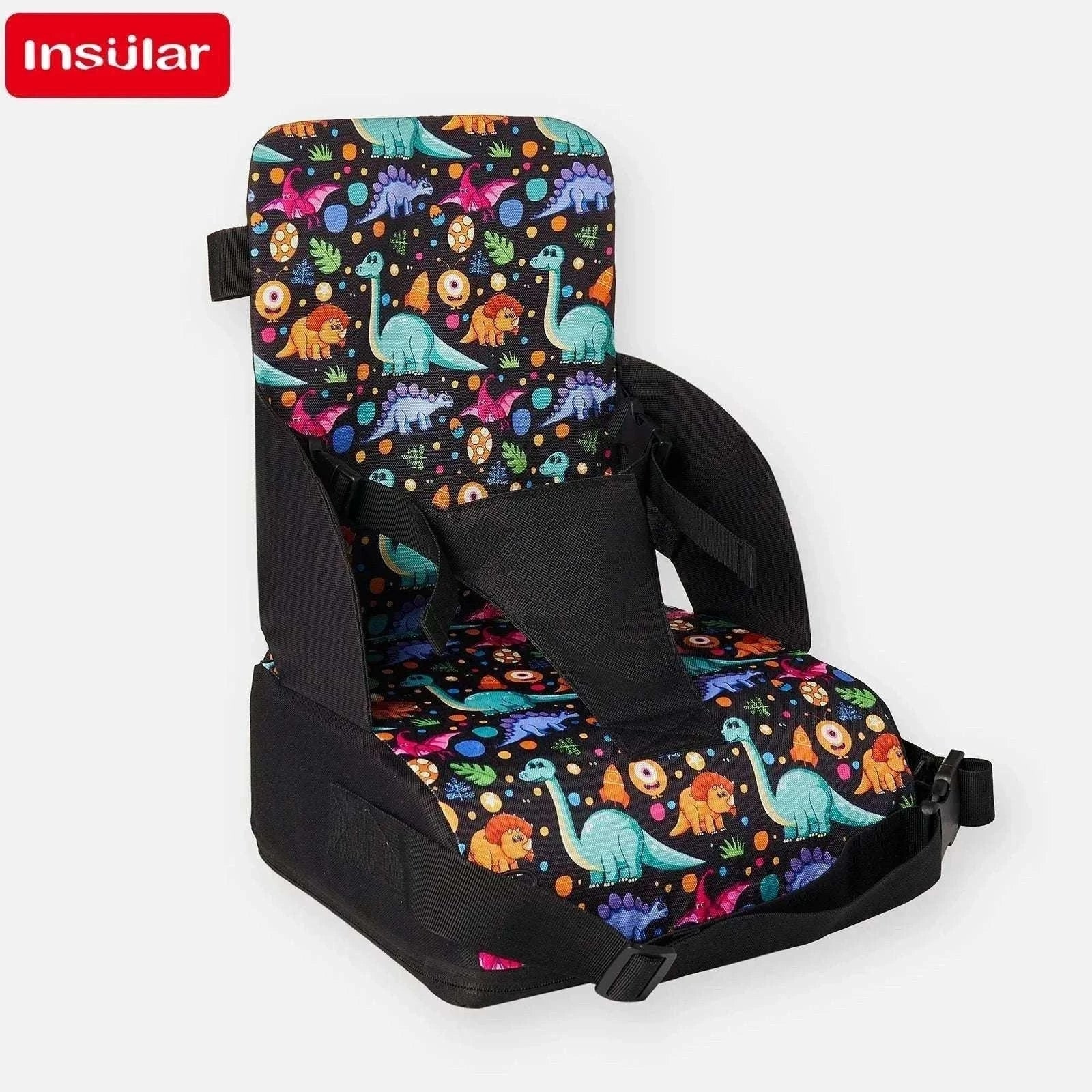 Portable Foldable Children's Booster Seat for Dining and Travel-Giraffe