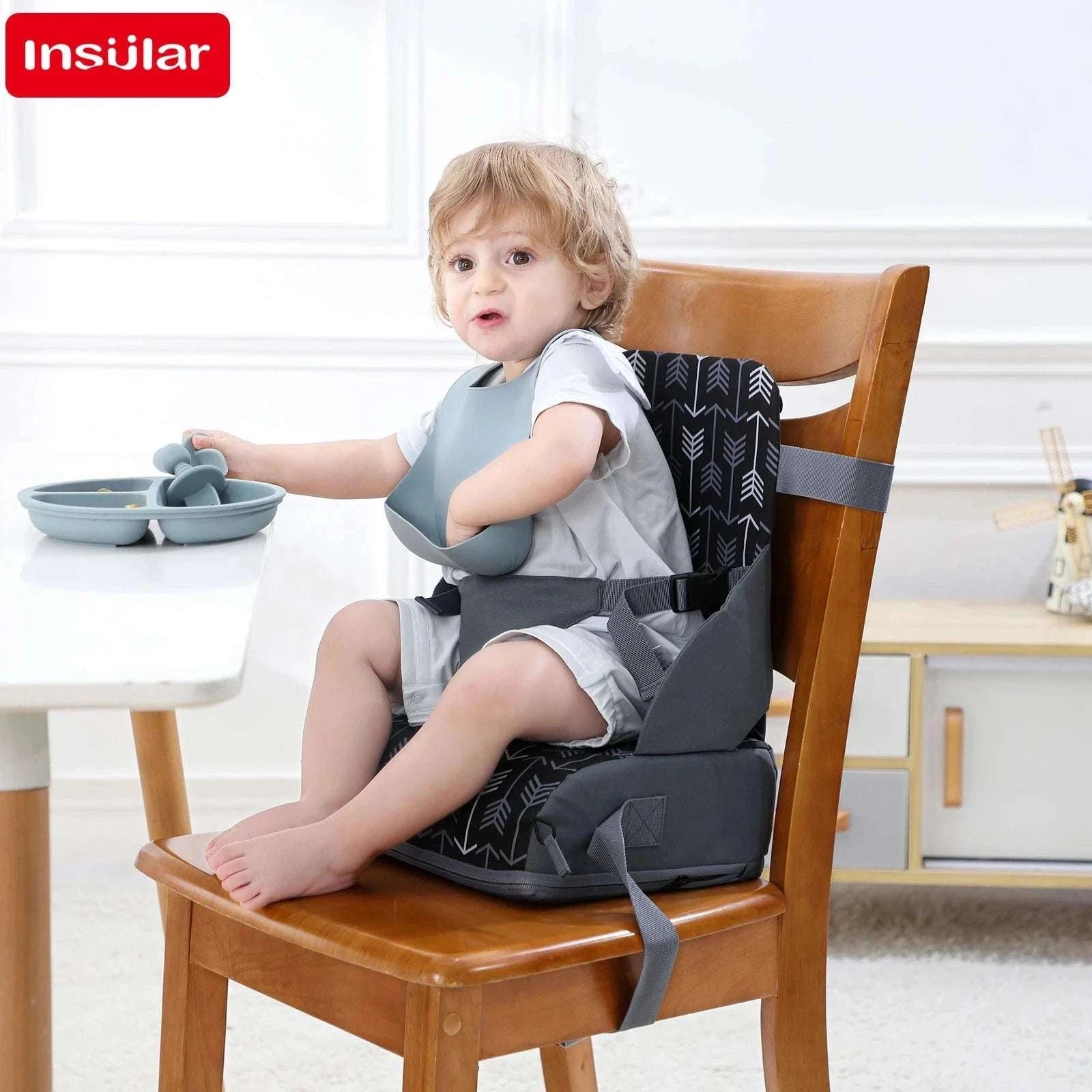 Portable Foldable Children's Booster Seat for Dining & Travel-