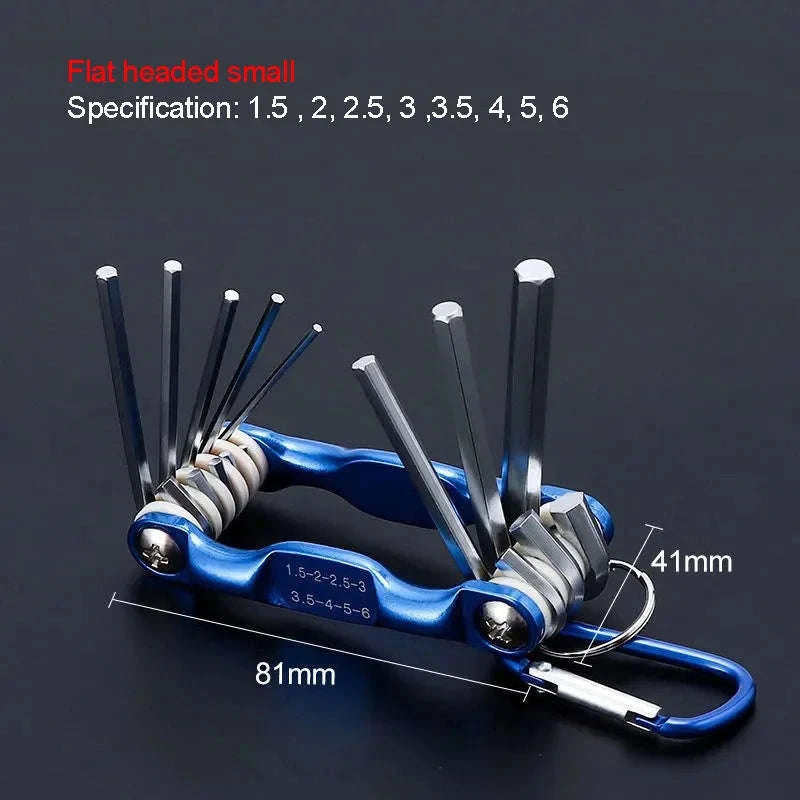 Portable Folding Hex Wrench Allen Set-Big Hexagon Wrench