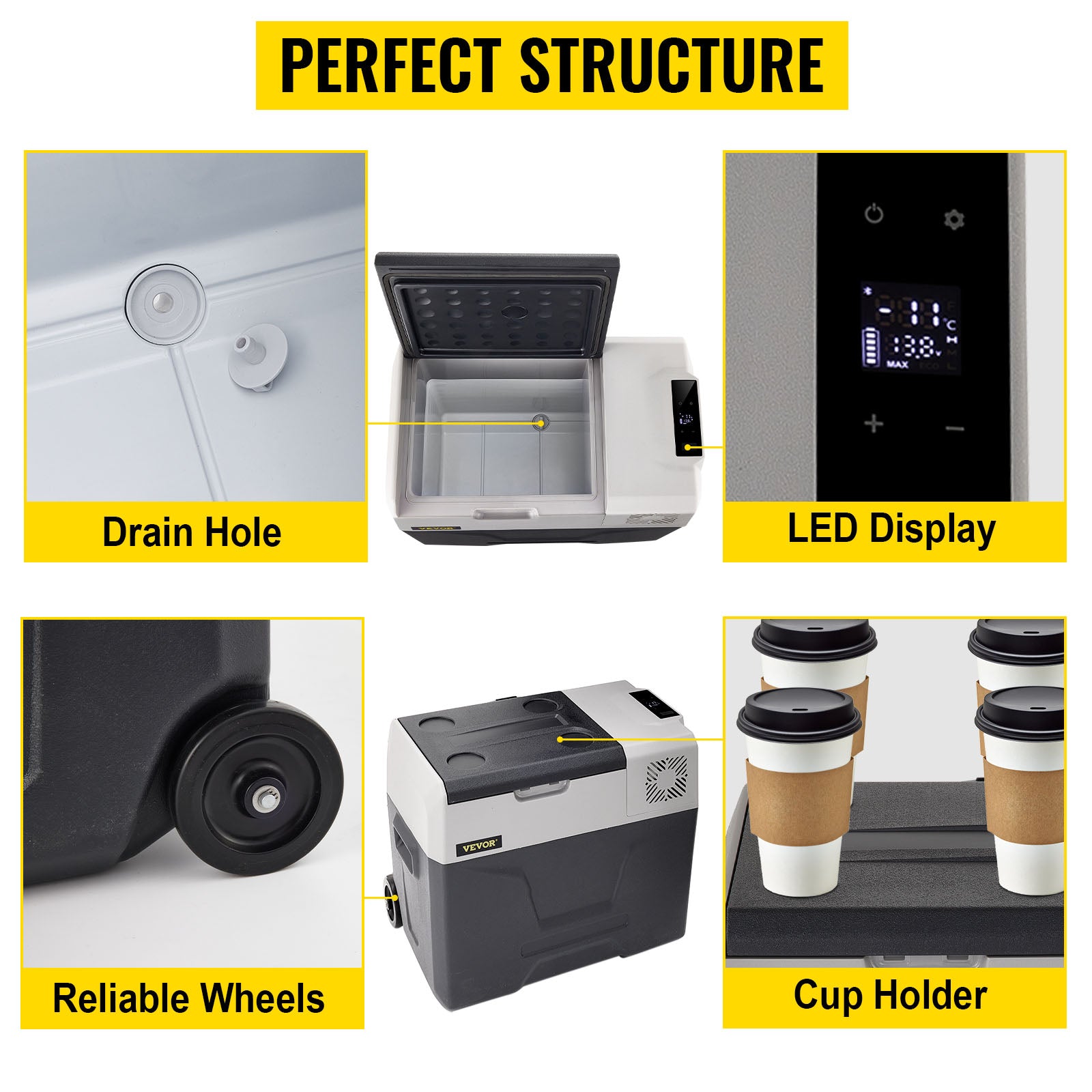 Portable Car Refrigerator 30L 40L 50L 220V