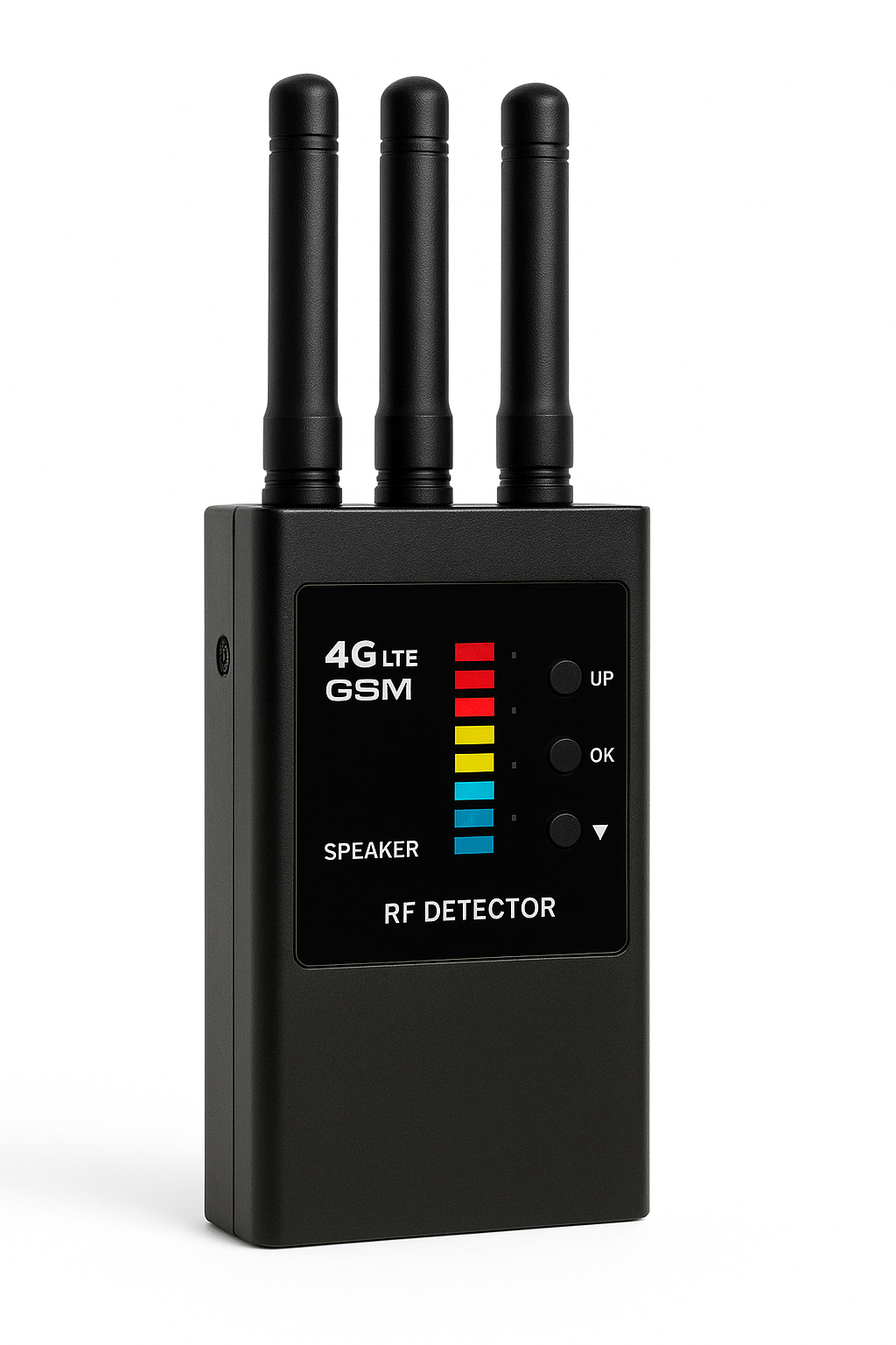 Přenosný G638 profesionální detektor proti špionáži, bezdrátový RF detektor signálů, skener skrytých kamer, GPS tracker, GSM hledač, hledání brouků