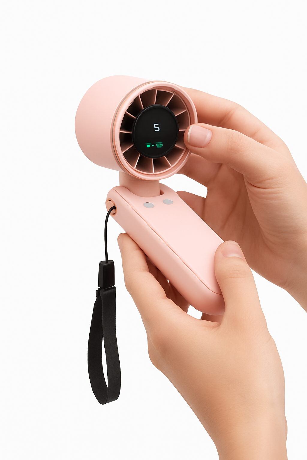 Portable Handheld Turbo Fan, 5000mAh, 12-Hour Battery Life