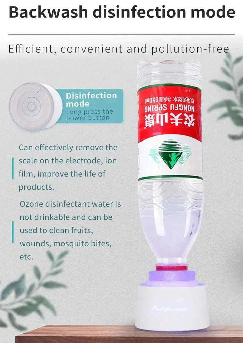 Portable Hydrogen-Rich Water Cup USB Rechargeable 420ml-style 2Upgraded