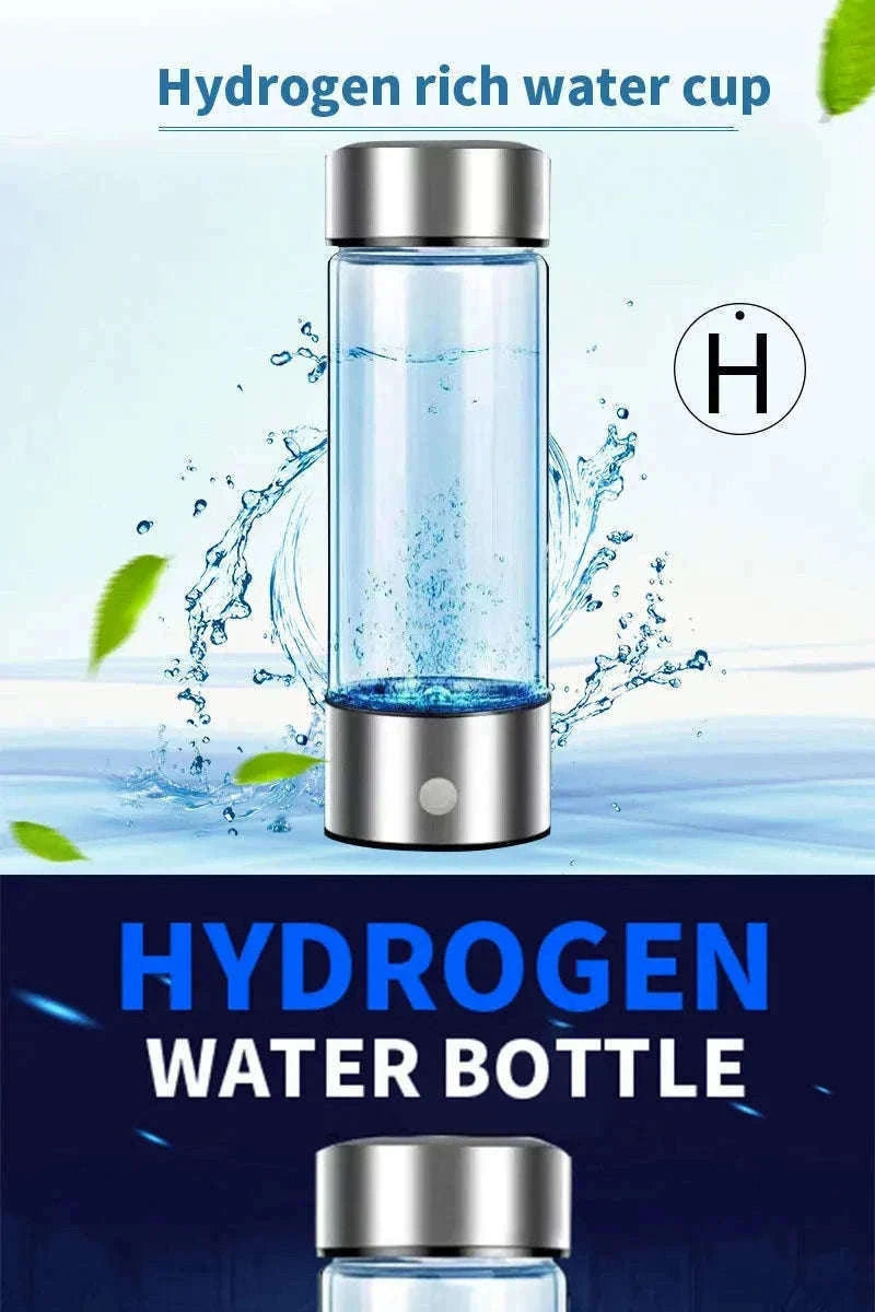 Portable Hydrogen-Rich Water Cup USB Rechargeable 420ml-style 2Upgraded