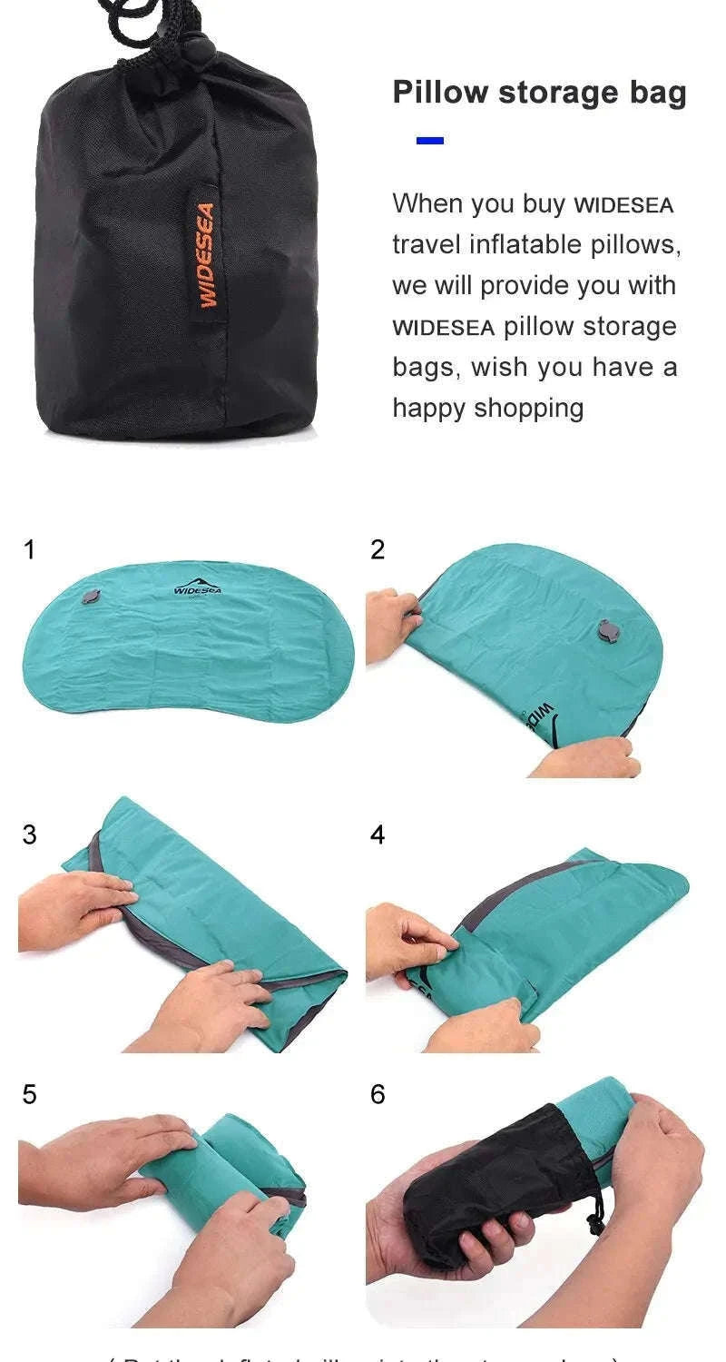 Portable Inflatable Camping Pillow-WSCP-001-2