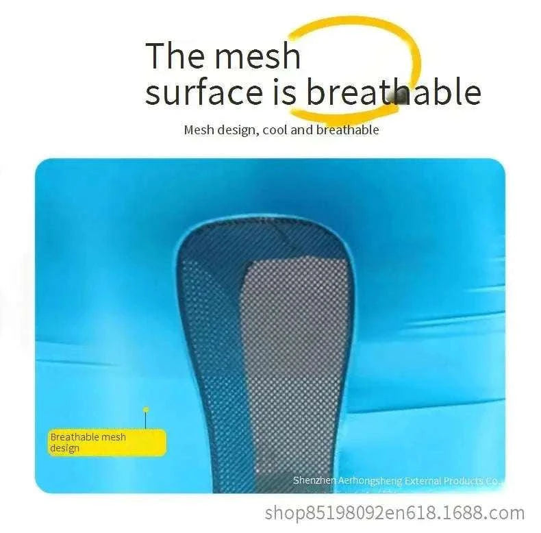 Portable Inflatable Lounge Chair for Outdoor Relaxation-Blue without a net / CN