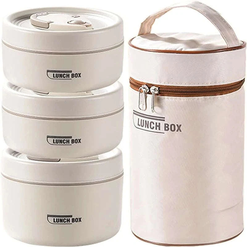 Portable Insulated Lunch Container Set-1 / 3 / 800-1000ml