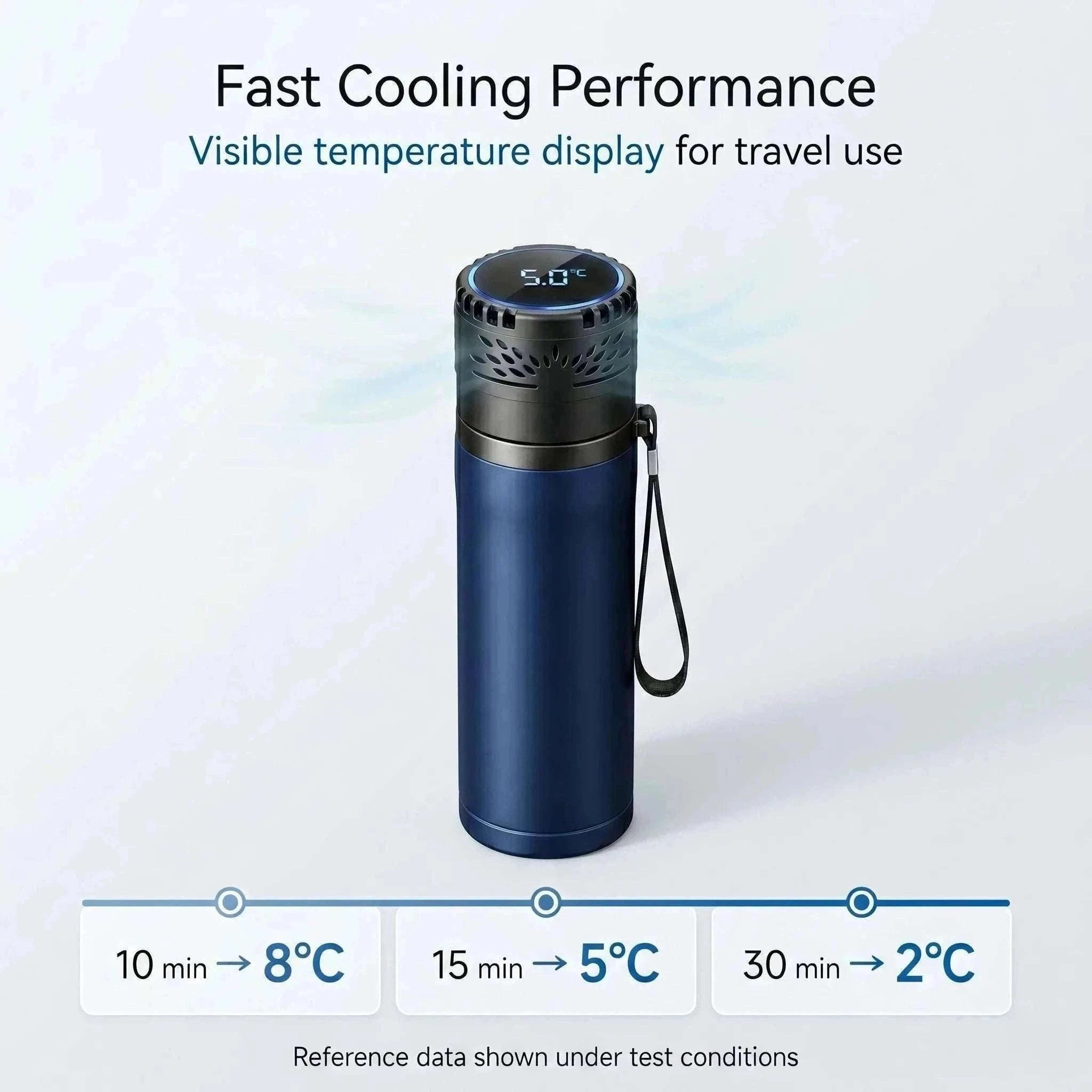 Portable Insulin Cooler Mini Fridge with Digital Temperature Control-Black / CN