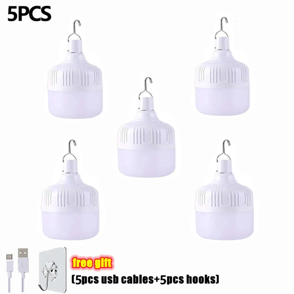 Portable Lanterns USB Rechargeable LED Emergency Light-450w / 2pcs