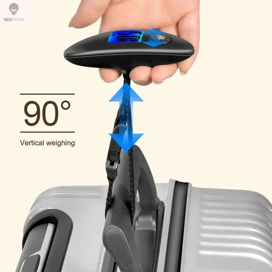 Portable Luggage Scale with High‑Precision Digital Display-black
