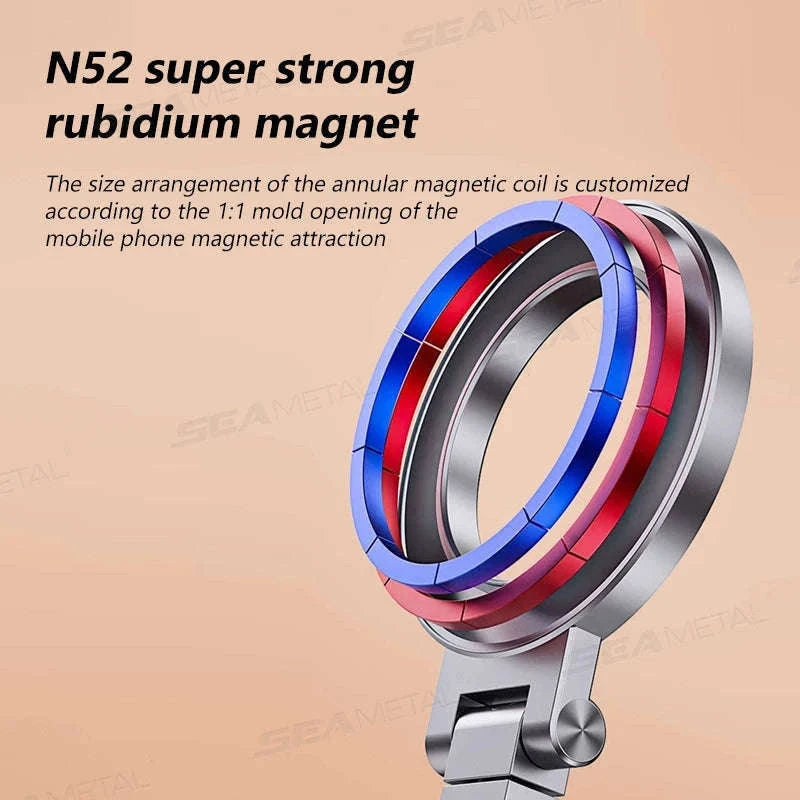 Portable Magnetic Phone Mount with 360° Rotation-R3