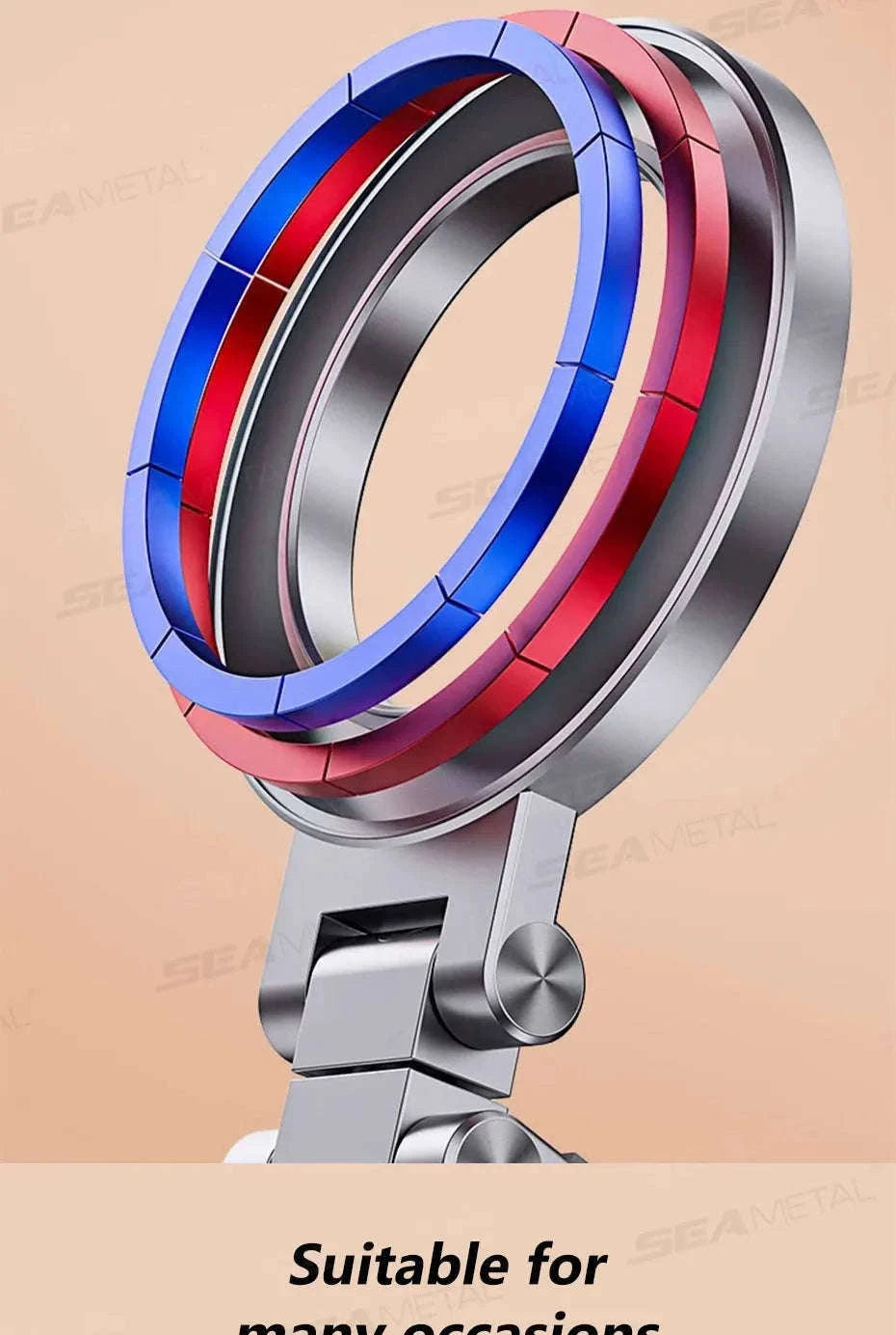 Portable Magnetic Phone Mount with 360° Rotation-R3