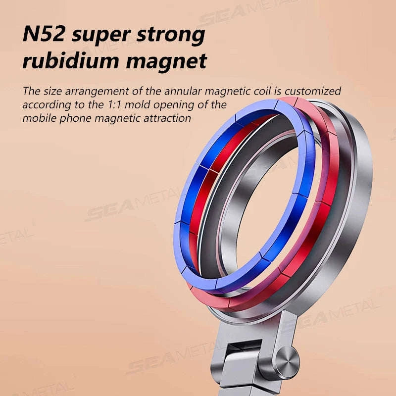 Portable Magnetic Phone Mount with 360° Rotation-R3