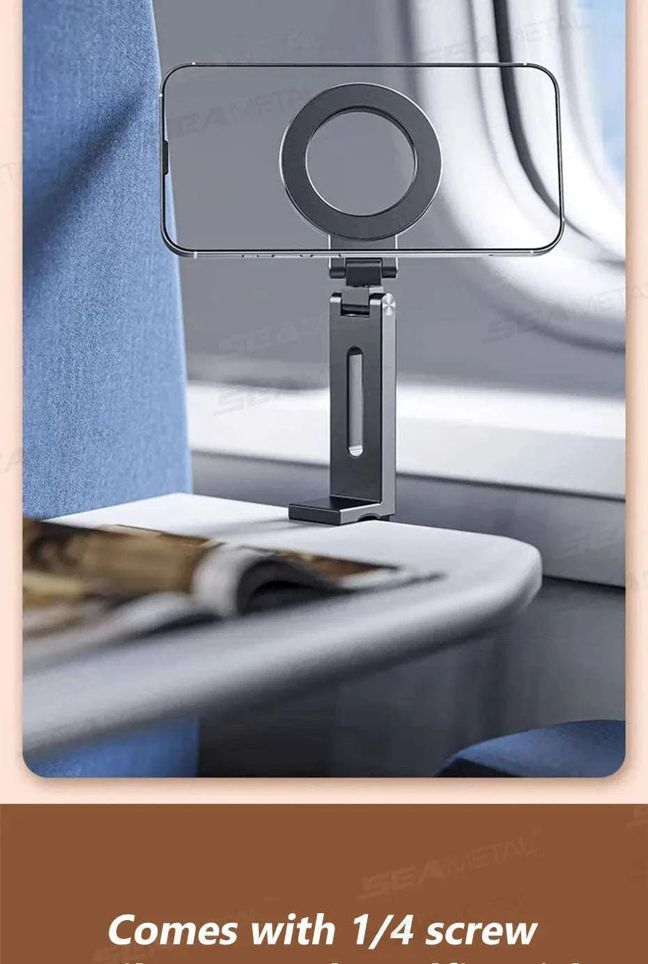 Portable Magnetic Phone Mount with 360° Rotation-R3