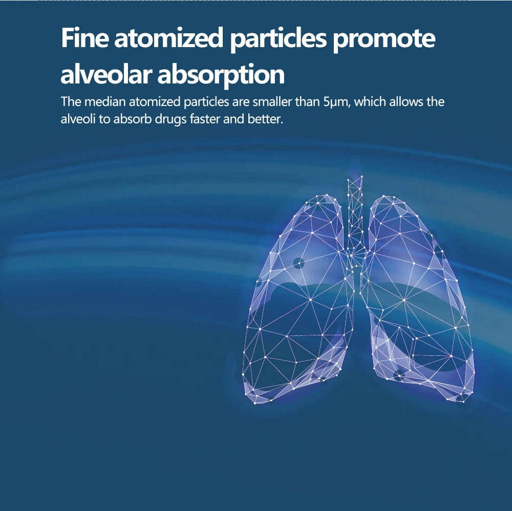 Portable Mesh Vaporizer for Airflow Comfort-(491S)blue