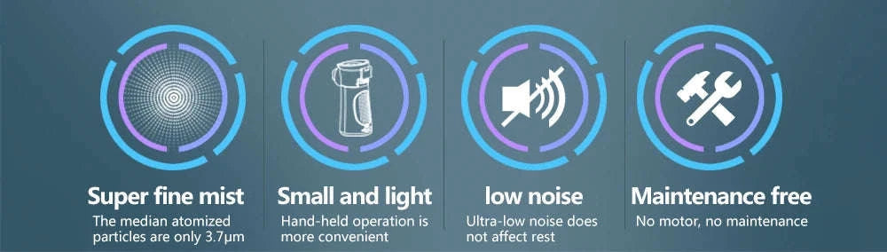 Portable Mesh Vaporizer for Airflow Comfort-(491S)blue