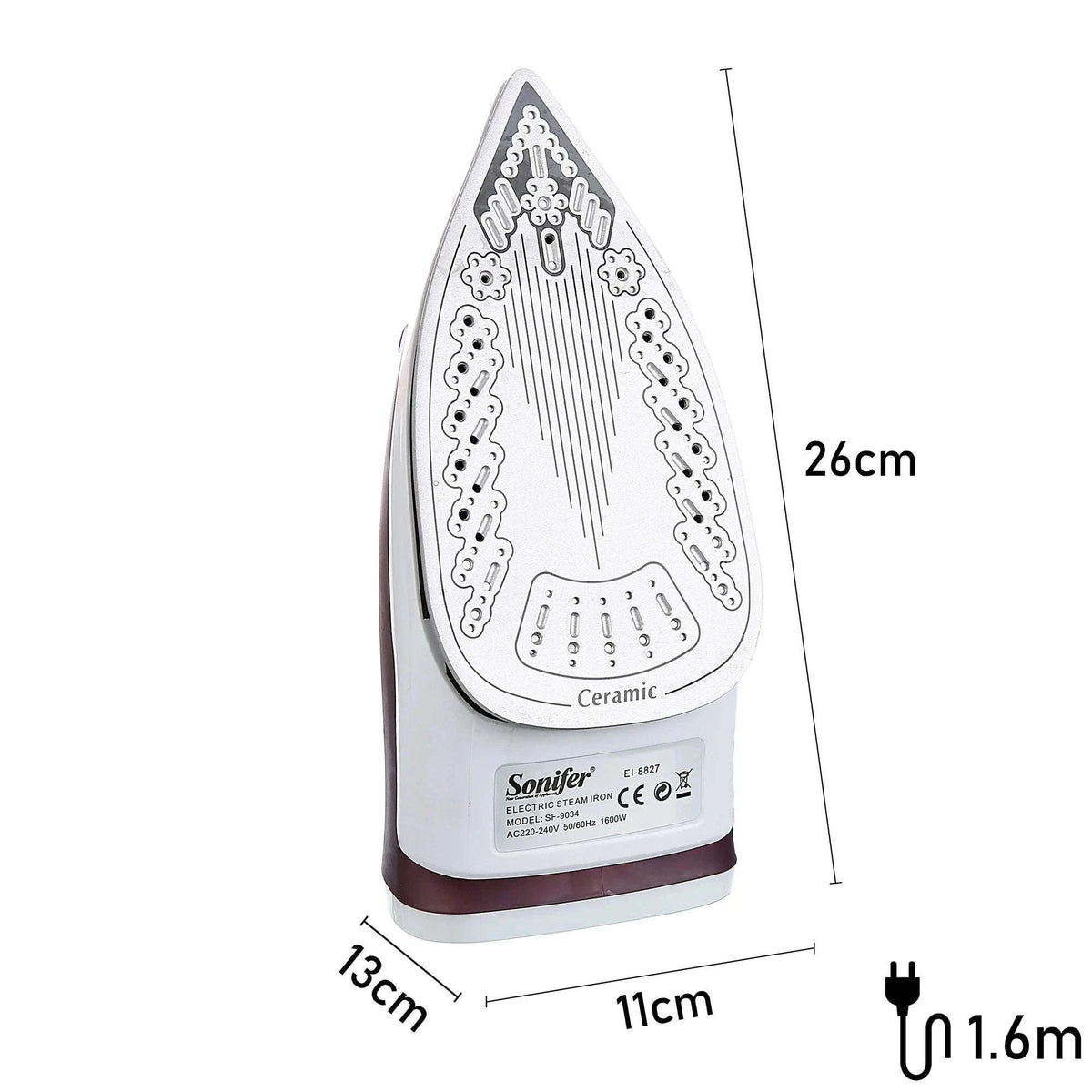 Portable Mini Garment Steamer & Steam Iron with Ceramic Soleplate-SF9034-Green / EU