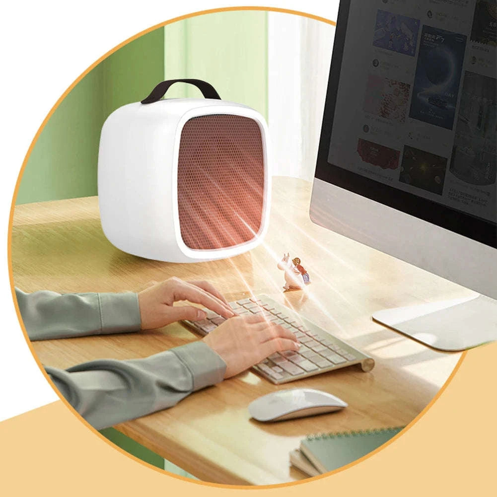 Portable Mini Heater for Quick, Quiet Warmth-Yellow / EU