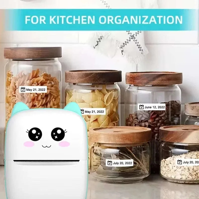 Portable Mini Printer Wireless Bluetooth Photo & Label Maker-Pink / Other