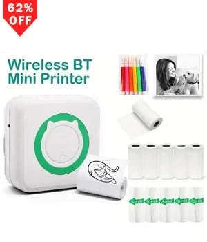 Portable Mini Thermal Printer for Labels, Notes, and Photos-PURPLE