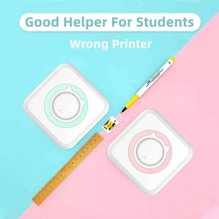 Portable Mini Thermal Printer for Labels, Notes, and Photos-PURPLE