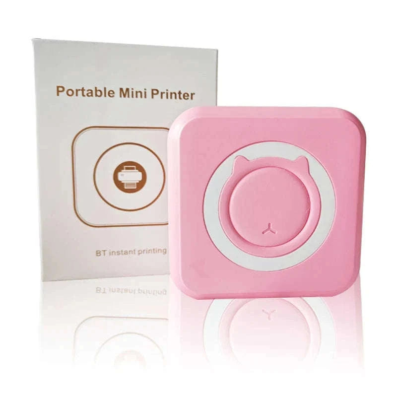 Portable Mini Thermal Printer for Labels, Notes, and Photos-PURPLE