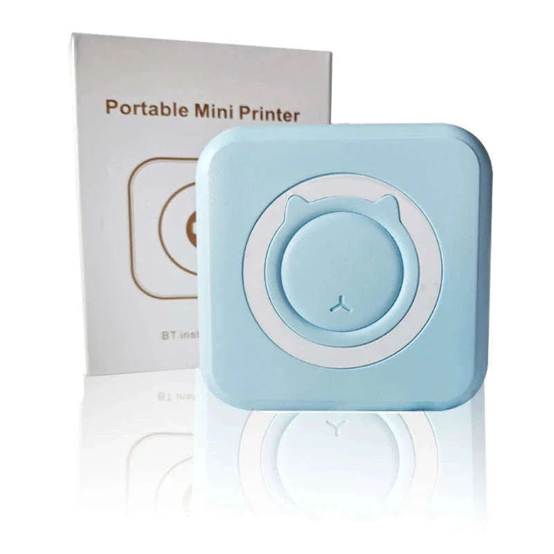 Portable Mini Thermal Printer for Labels, Notes, and Photos-PURPLE