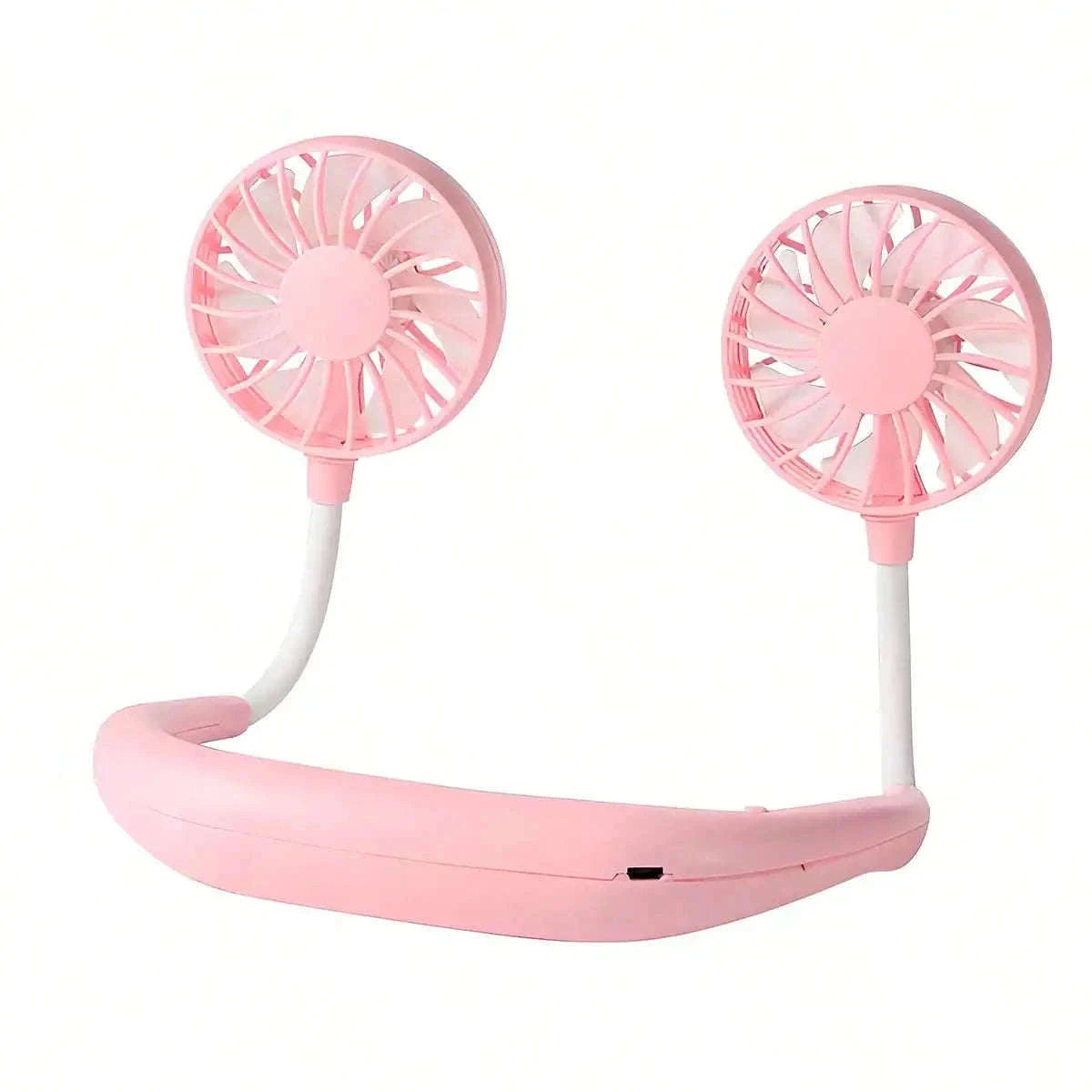 Portable Neck Fan — Wearable Hands-Free Cooling Fan-green / United States