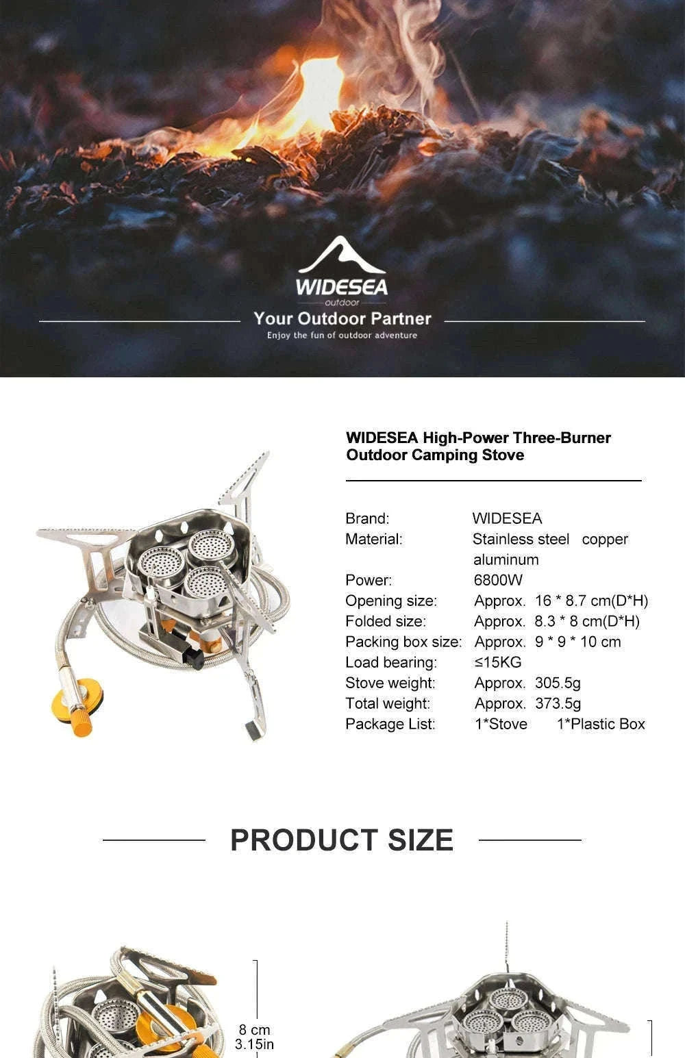 Portable Outdoor Gas Stove-wss-209