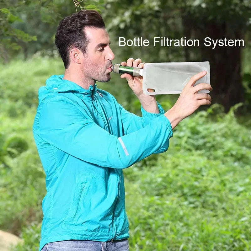 Portable Outdoor Water Filter Kit with Bag-L630S / United States