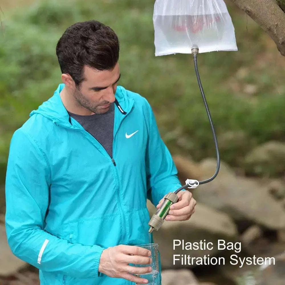 Portable Outdoor Water Filter Kit with Bag-L630S / United States