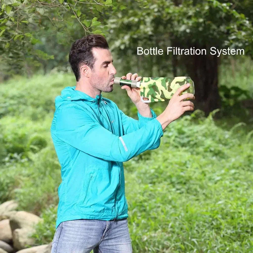 Portable Outdoor Water Filter Kit with Bag-L630S / United States