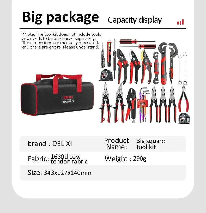 Portable Oxford Cloth Tool Bag-