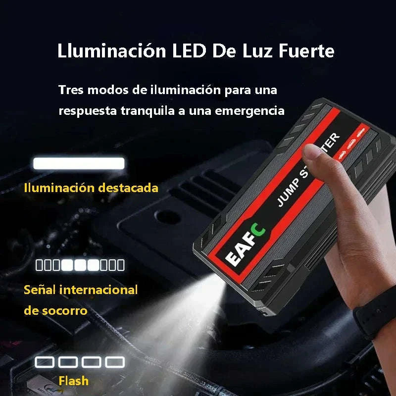 Portable Power Bank Car Jump Starter 600A / 1200A / 2000A-1200A Blue / spain