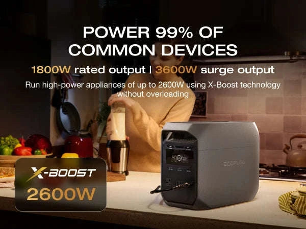 Portable Power Station 1024Wh 1800W-DELTA 2 1024Wh / United States / US