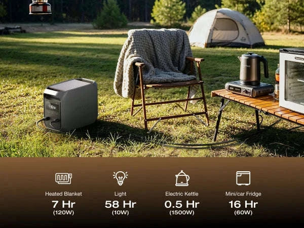 Portable Power Station 1024Wh 1800W-DELTA 2 1024Wh / United States / US
