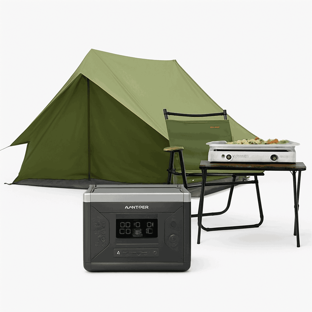 Portable Power Station 2160Wh 2400W Solar Generator Backup-GERMANY / EU