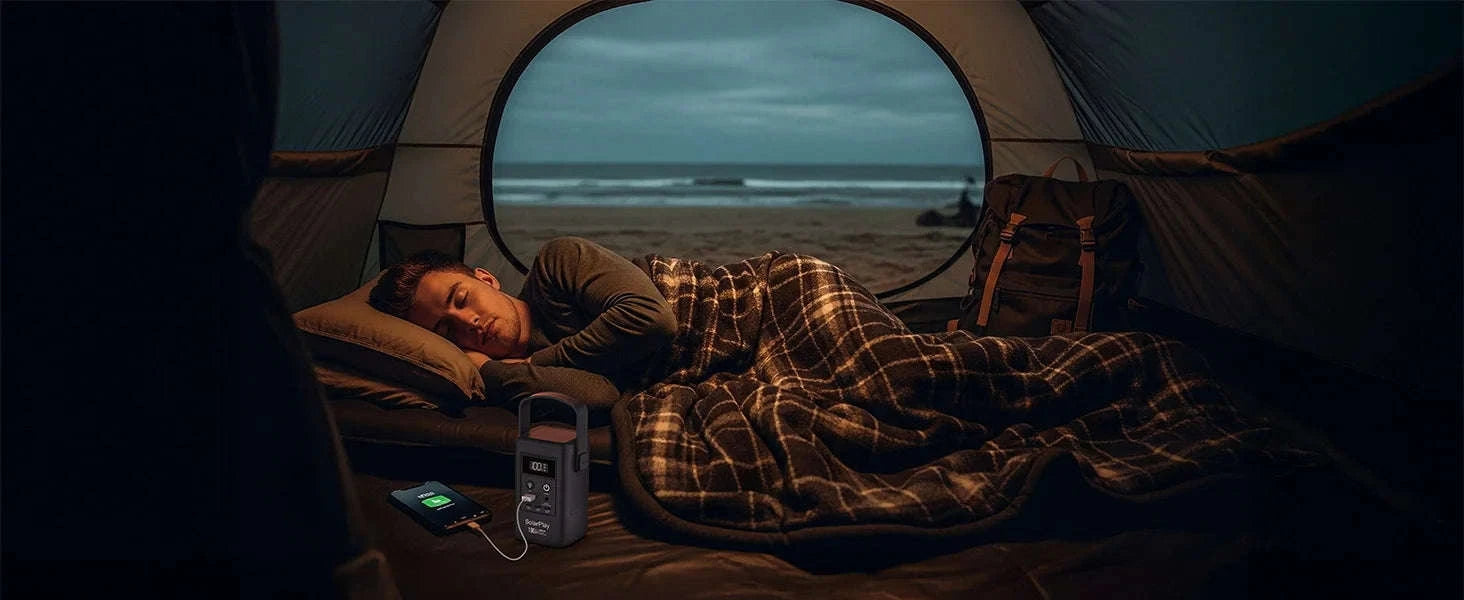 Portable Power Station 25000mAh 100W USB-C for Travel & Camping-Q100 / GERMANY