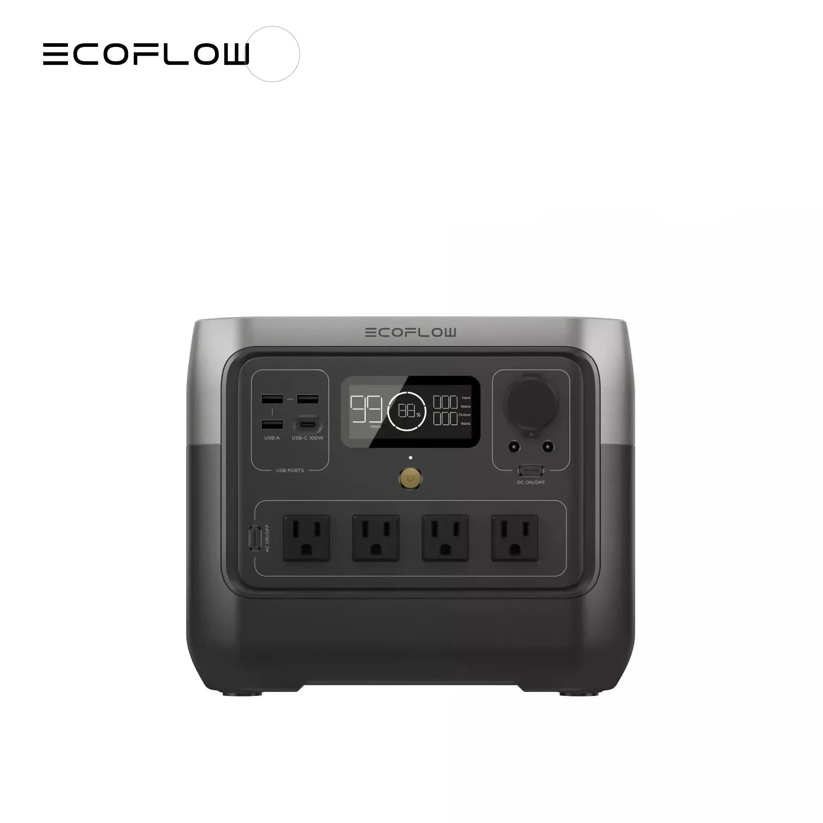 Portable Power Station 716Wh LiFePO4 Battery 4 AC Outlets Solar Generator-R2PL and 160W / United States / US