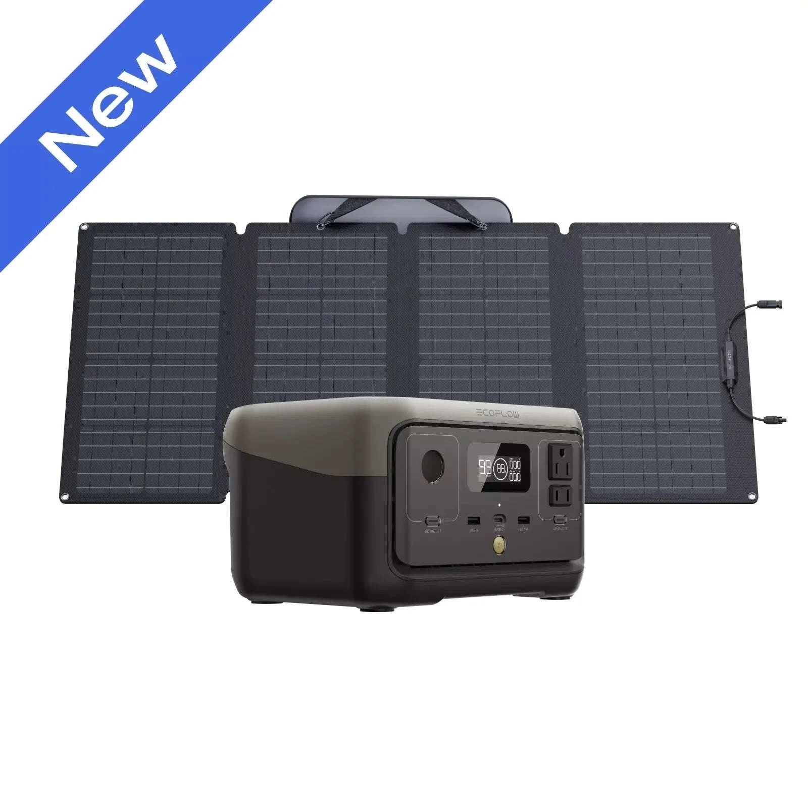 Portable Power Station 716Wh LiFePO4 Battery with 4 AC Outlets-River 2 Pro 716Wh / United States / US