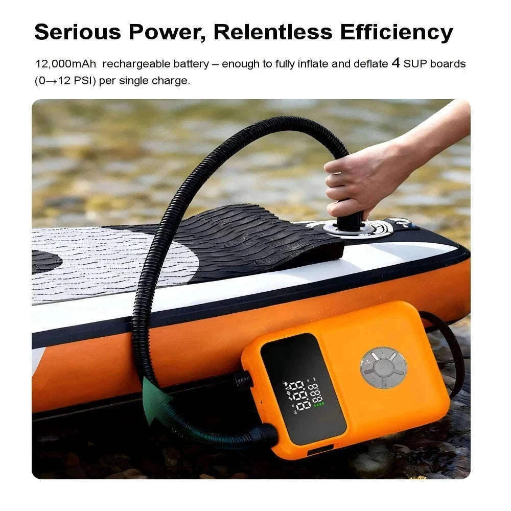 Portable Rechargeable Electric SUP Air Pump 20PSI Dual Stage Inflation & Deflation-PD-SP01 / Poland