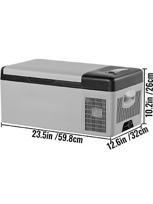 Přenosná autolednice s mrazákem 9L/15L s rychlým chlazením pro cestování