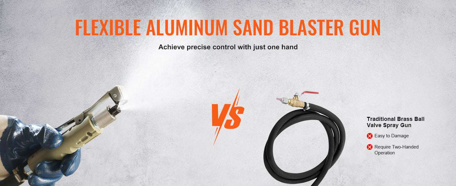 Portable Sand Blaster Kit 5–20 Gallon 60–110 PSI Rust Paint Removal-10 Gallon / Poland