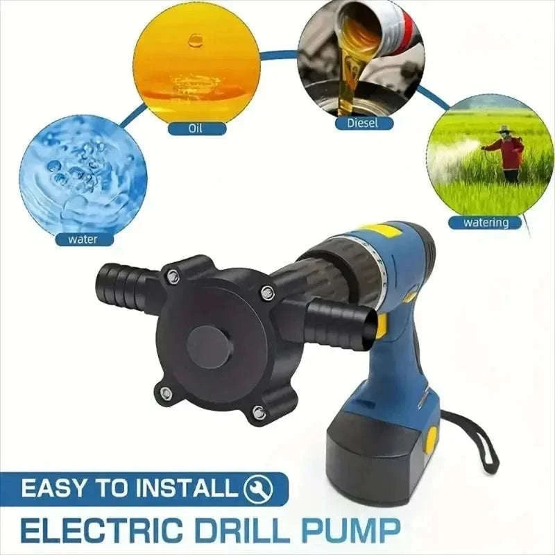 Portable Self-Priming Drill Pump for Liquid Transfer-Other / 1PC