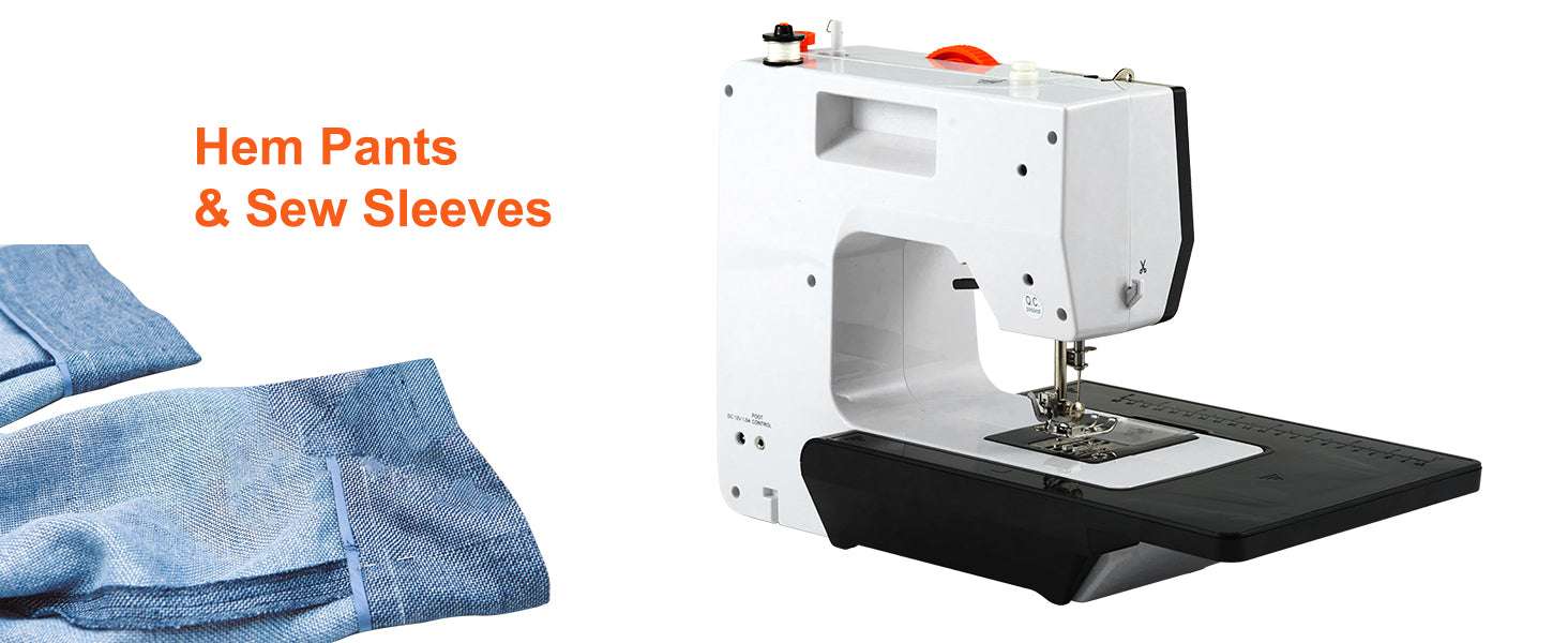 Portable Sewing Machine with 38 Stitches & Dual Speed Control-38 Stitches / United States