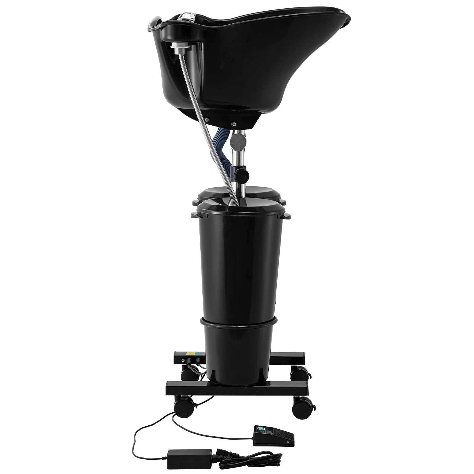 Portable Shampoo Bowl with Electric Pump Adjustable Salon Sink-TypeB / United States