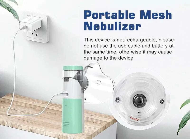 Portable Silent Mesh Nebulizer for Adults and Children-Type 1